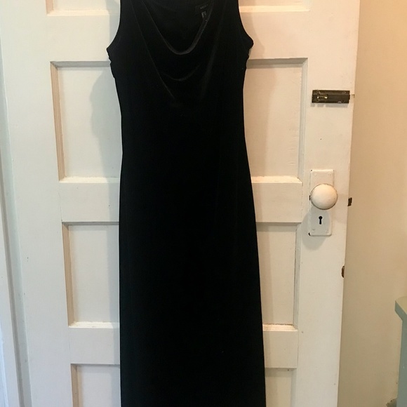 Mexx Black Velvet Clingy Dress - Picture 12 of 13